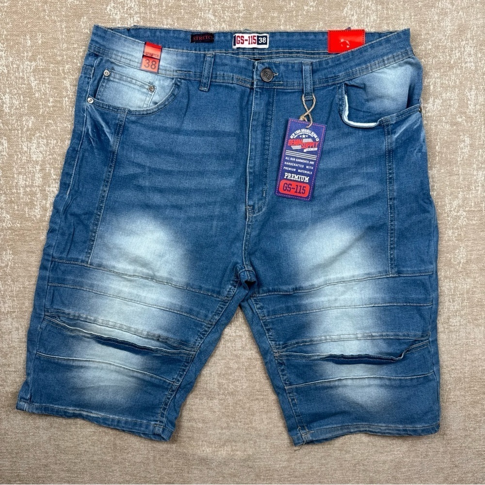 Denim Supply GS-115 Mens Short Jeans Blue Size 38